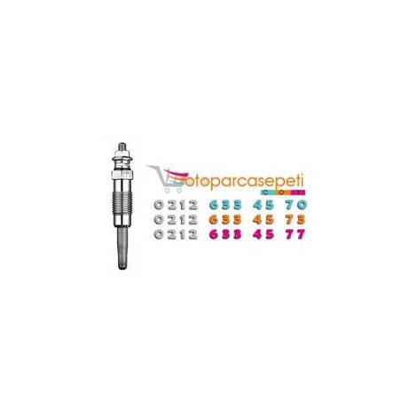 BMW 524 D KIZDIRMA BUJİSİ  60079-46072001-T0701130-596139-1353958 1983-1987 BOSCH MARKA