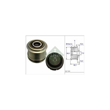 MAZDA 3 ALTERNATÖR KASNAĞI 1.6-2.0 TDCİ 8666579 2005>