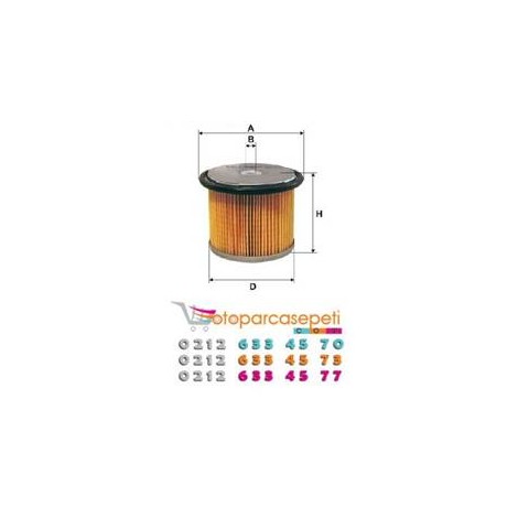 PARTNER MAZOT FİLTRESİ 1.6-1.8-1.9D 190664-190638-190643-190634 BOSCH MARKA 1996-2002