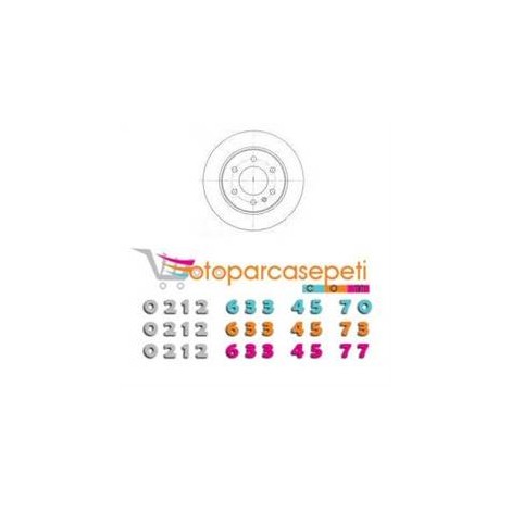 SPRİNTER DİSK ARKA 2E0615601A DELPHİ MARKA 2006-2016