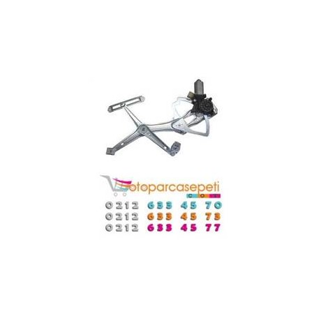 W124 ÖN KAPI CAM KRİKOSU MOTORLU SOL 1247200346X 1990-1996