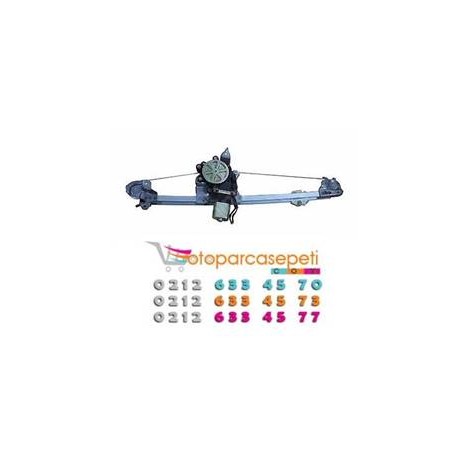 W210 E230 ARKA KAPI CAM KRİKOSU MOTORLU SAĞ 2107301646X 1995-1997
