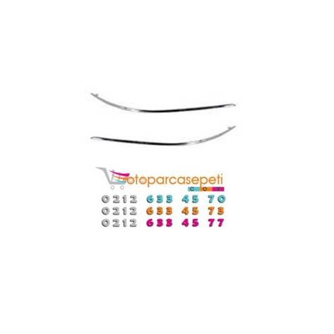 MERCEDES C200 ÖN TAMPON NİKELAJI SOL 2048850721 2007-2014