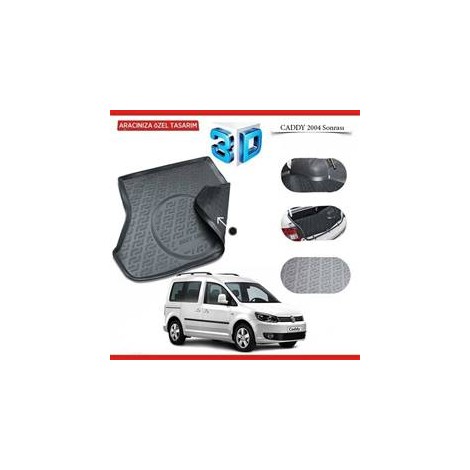 Volkswagen Caddy 2004 Sonrası 3D Bagaj Havuzu