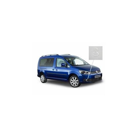 Caddy 2010-2015 Krom Sis Farı Çerçevesi