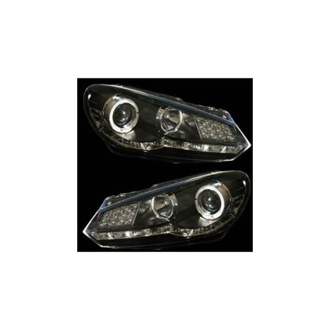 Golf VI Ledli Ön Far Siyah DRL Sinyali Ledli