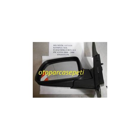 KİA PİCANTO DİKİZ AYNASI KOMPLE SOL ELEKTRİKLİ BOYALI 8761007270 2004-2006