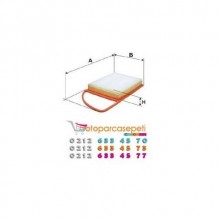 207 HAVA FİLTRESİ 1444TV 1.4-1.6 HDİ MOTOR 2006-2014 BOSCH MARKA