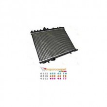 307 RADYATÖR 133082-1331LS 1.9 D-2.0 D MOTOR 2000-2008 380X562X27 VALEO MARKA ORJİNAL