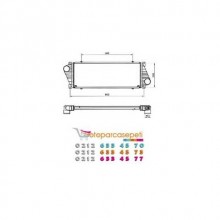 LT28-35-46 TURBO RADYATÖRÜ-İNTERCOOLER BEHR MARKA 2D0145805D 1995-2006 BEHR