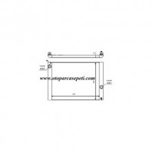 BMW E60 Su Radyatörü 5.20, 5.28, 5.30