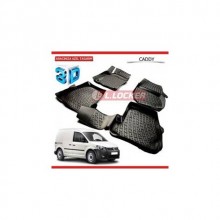 Volkswagen Caddy 2004 -10  3D Havuzlu Paspas