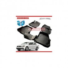 Volkswagen Jetta 2011-19 3D Havuzlu Paspas