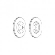 MİTO  DİSK AYNA ÖN BOSCH 60812137-46831041 2008 -2014  0.9-1.4 MOTOR