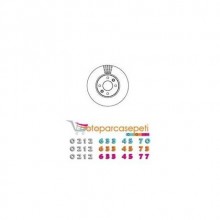 ALFA ROMEO MİTO DİSK ÖN 0,9-1,4  60812137  2008 SONRASI