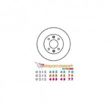 CİTROEN BX DİSK AYNASI ÖN 4246B1-4246R3-R5 1.9 GTİ 1986-1994 BOSCH MARKA