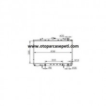 Nissan Altima Su Radyatörü 1989-1991 Arası