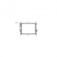 BMW E36 M51 325  Su Radyatörü Otomatik Şanzuman