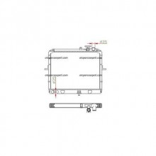 KİA PREGİO 2,2 1995-2004   RADYATÖR MANUEL 375*528*26