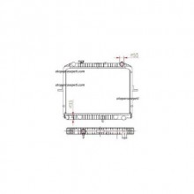 KİA PREGİO 2,7 CC RADYATÖR MANUEL 375*528*32