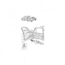 golf 2 kapı sacı  ön sol 193831105   1984-1992