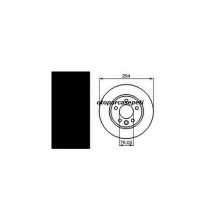 Volkswagen Tranporter T5 2004-2009 Arka Disk Aynası