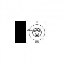 Volkswagen Tranporter T5 Ön Disk Aynası 2004-2009