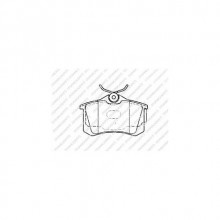 Skoda Octavia Fren Balatası 2006-2009 1.6fsi   Arka