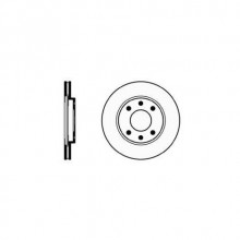 Peugeot-206 Fren Diski Ön - Hava Soğutmalı 2004-2008