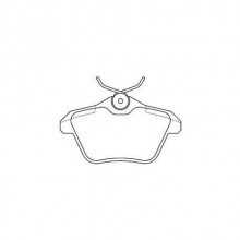 Alfa 156 16 16v 1997-2005 Arka Fren Balatası