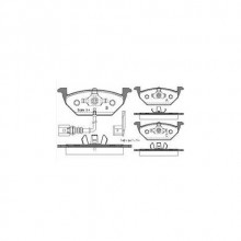 Bora 1999-2005 Ön Fren Balatası