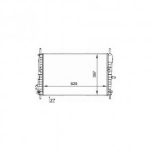 MONDEO SU RADYATÖRÜ 2.0TDCI A/M